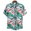 Cotton Tropical Button Down Shirt S/S