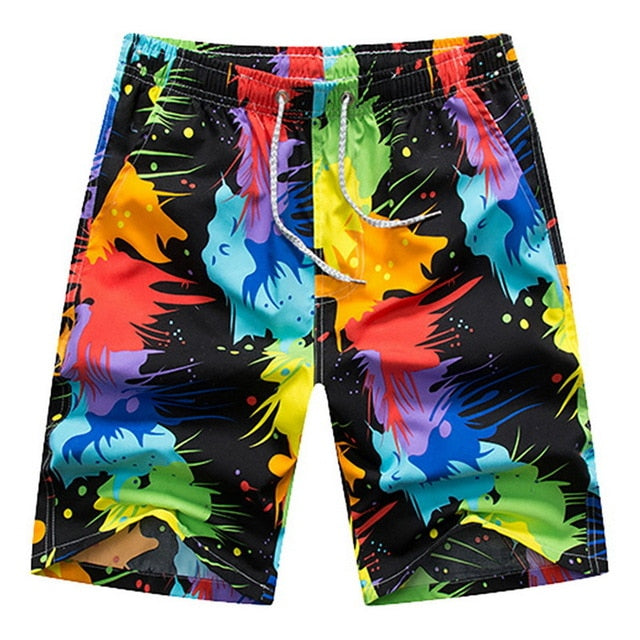 Printed Nylon Board Shorts