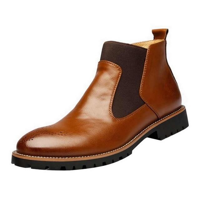 Leather Chelsea Boots