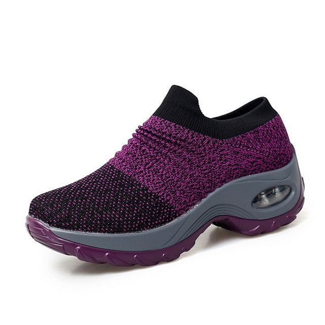 Lightweight Knit Running Sneakers