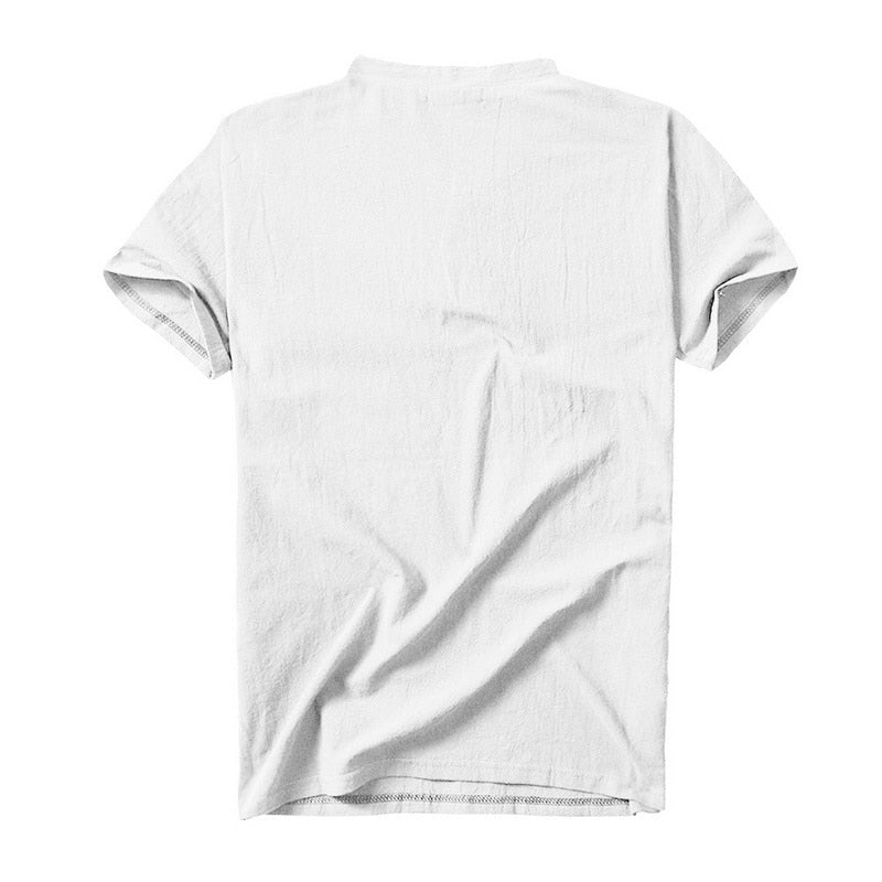 Linen Henley T-Shirt S/S