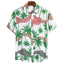 Cotton Tropical Button Down Shirt S/S