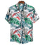 Cotton Tropical Button Down Shirt S/S