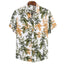 Cotton Tropical Button Down Shirt S/S