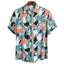 Cotton Tropical Button Down Shirt S/S