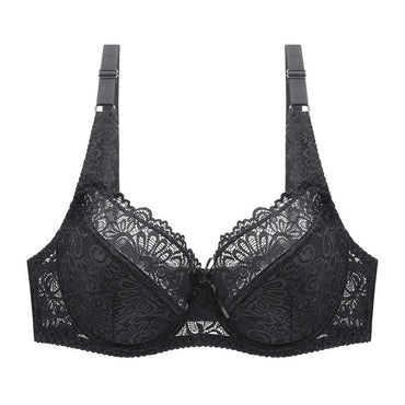 Adjustable Push-Up Bra with Lace