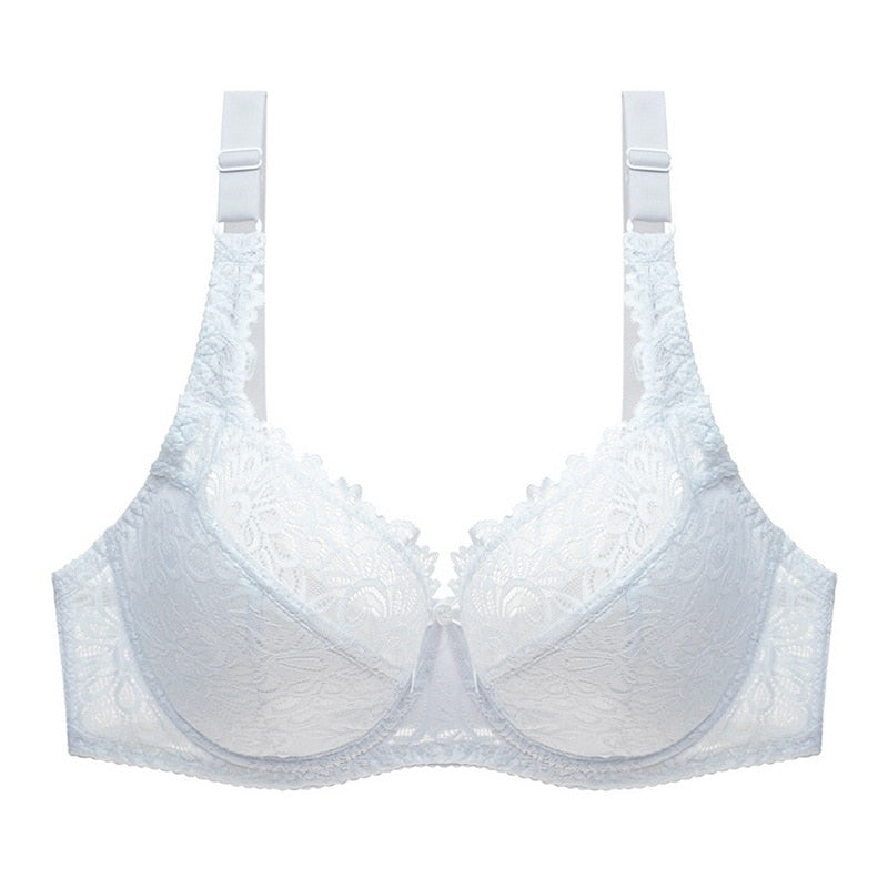 Adjustable Push-Up Bra with Lace