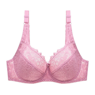 Adjustable Push-Up Bra with Lace