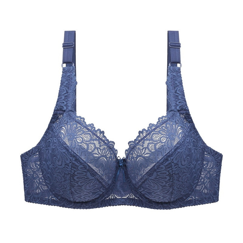 Adjustable Push-Up Bra with Lace